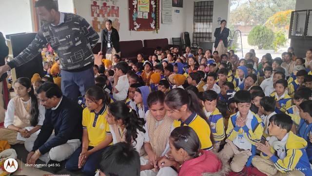 Sarswati pooja The Shape Internation School